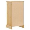 vidaXL Armario de ba&ntilde;o Corona madera maciza de pino 45x33x80 cm