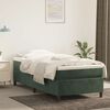 vidaXL Estructura de cama con somier terciopelo verde oscuro 80x200cm