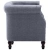 vidaXL Sill&oacute;n de tela gris claro
