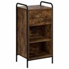 vidaXL Aparador Roble Ahumado 97 x 33 x 81 cm Madera de ingenier&iacute;a