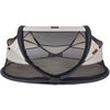 DERYAN Cuna de viaje desplegable Baby Luxe con mosquitera crema