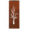 vidaXL Le&ntilde;ero 40x30x80 cm acero corten