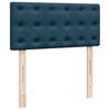 vidaXL Cama box spring con colch&oacute;n terciopelo azul 90x190 cm