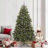 vidaXL &Aacute;rbol de Navidad artificial Verde 210 cm PVC y Metal