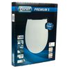 CORNAT Tapa y asiento de WC cierre suave PREMIUM 5 duroplast blanco