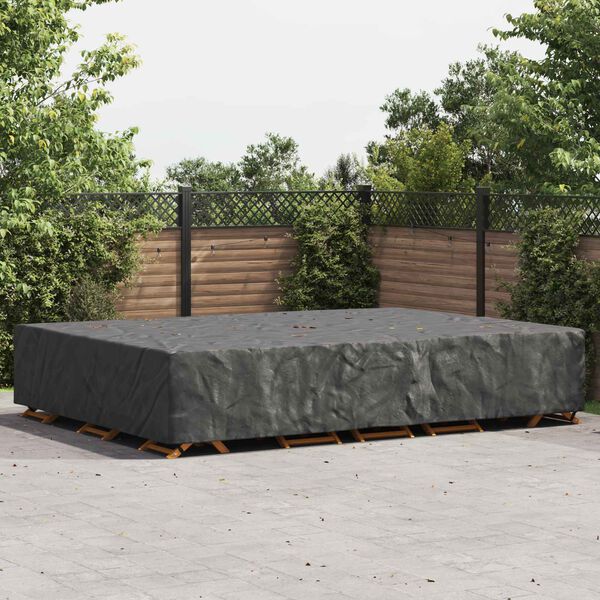 vidaXL Funda para muebles Liso Negro 400 x 300 x 70 cm 420D