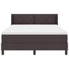 vidaXL Cama tipo Box Spring Marr&oacute;n Oscuro 200 x 160 cm Poli&eacute;ster
