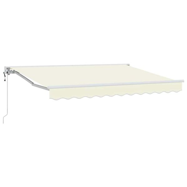 vidaXL Toldo Retr&aacute;ctil Crema 300 x 200 cm Poli&eacute;ster y metal