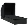 vidaXL Tumbona con toldo plegable rat&aacute;n sint&eacute;tico negro 213x63x97cm