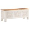 vidaXL Caja de almacenamiento madera de acacia maciza 110x30x40 cm