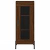 vidaXL Aparador madera de ingenier&iacute;a marr&oacute;n roble 34,5x34x90 cm