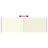 vidaXL Toldo lateral retr&aacute;ctil para patio crema 200x600 cm