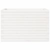 vidaXL Jardinera de madera maciza de pino blanco 70x40x45,5 cm