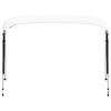 vidaXL Toldo Bimini de 4 arcos blanco 243x(230-244)x137 cm
