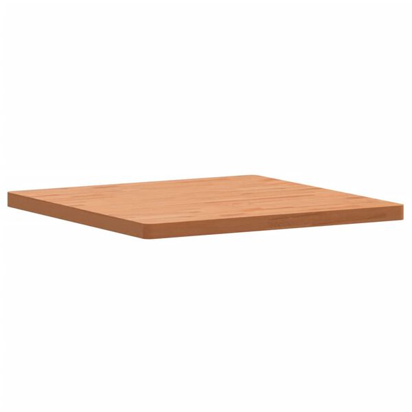 vidaXL Tablero de mesa cuadrado de madera maciza de haya 80x80x4 cm