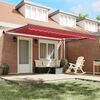 vidaXL Toldo Rojo 450 x 300 x 165 cm Poli&eacute;ster y metal