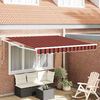 vidaXL Toldo Retr&aacute;ctil Naranja y Marr&oacute;n 300 x 250 cm