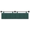 vidaXL Cabecera Colgante Rayado Verde oscuro 170 x 55 x 5 cm tela
