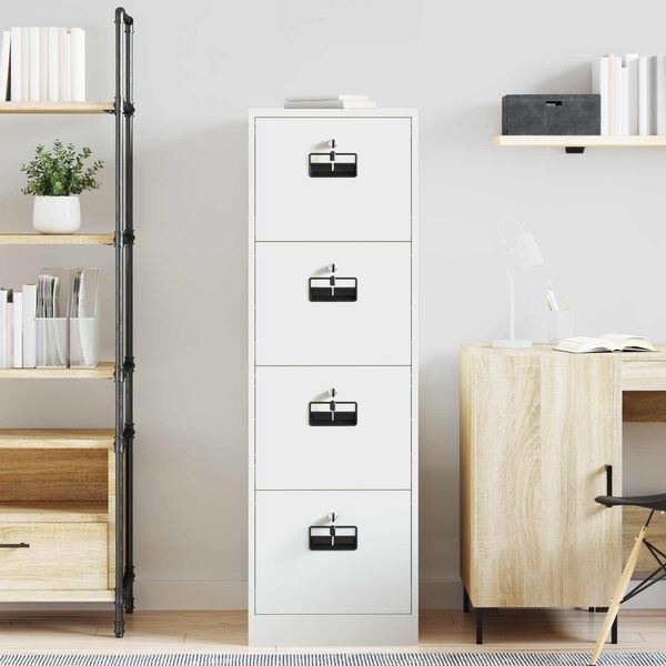 vidaXL Mueble archivador 2 pcs 44 x 50 x 139 cm Acero Laminado en Fr&iacute;o