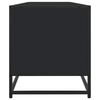 vidaXL Mueble de TV madera de ingenier&iacute;a negro 180,5x40x46 cm