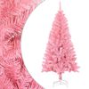 vidaXL &Aacute;rbol de Navidad artificial con soporte PVC rosa 120 cm