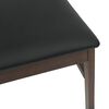 vidaXL Silla de comedor 2 pcs Marr&oacute;n claro y negro