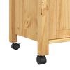 vidaXL Carrito de cocina MONZA madera maciza de pino 60x40x88,5 cm