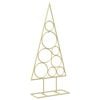 vidaXL &Aacute;rbol de Navidad de metal con soporte circular KUOPIO 60 cm