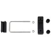 vidaXL Conector en U con plástico para postes de valla 25 sets 60x40mm