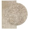 vidaXL Alfombra pelo largo aspecto brillante ISTAN beige 80x150 cm