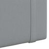 vidaXL Cabecera Colgante Liso Gris Claro 90 x 55 x 5 cm tela
