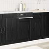 vidaXL Mueble de Cocina Roble Negro 45 x 1,5 x 67 cm