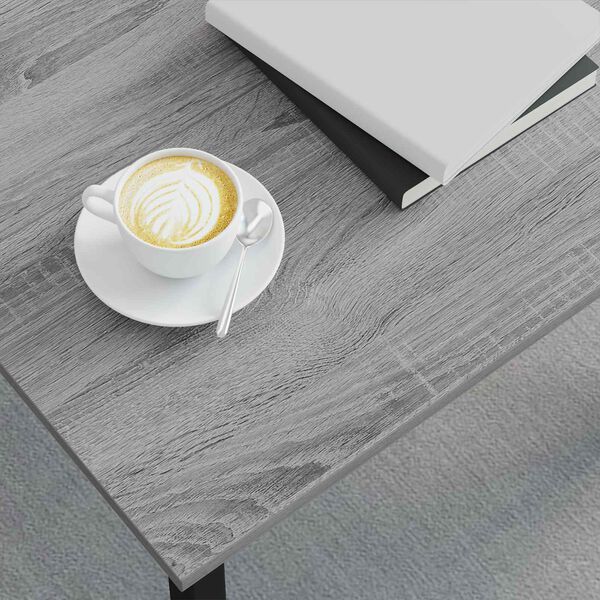 vidaXL Mesa de Caf&eacute; Gris Sonoma 60 x 60 x 36 cm Madera de ingenier&iacute;a