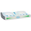 vidaXL Almohada cervical Espuma Viscoel&aacute;stica 59 x 34,5 x 12 cm