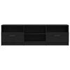 vidaXL Gabinete de TV con caj&oacute;n Roble Negro 150 x 33,5 x 45 cm