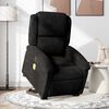 vidaXL Sill&oacute;n de masaje reclinable elevable terciopelo negro