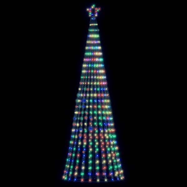 vidaXL &Aacute;rbol de Navidad LED 475 LEDs de colores 247 cm