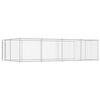 vidaXL Perrera de exterior 7,6x3,8x1,9 m