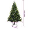 vidaXL &Aacute;rbol de Navidad Artificial Plegable 300 LEDs Verde 240 cm