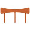 vidaXL Cabecero de cama madera maciza de pino marrón cera 150 cm