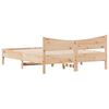 vidaXL Estructura de cama sin colchón madera maciza de pino 160x200 cm