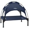 vidaXL Cama para perro 71 x 64 x 71 cm Acero Azul marino
