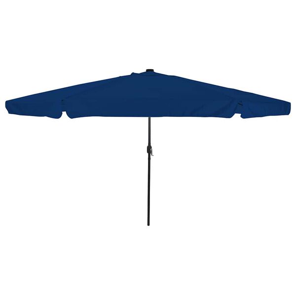 vidaXL Parasol de jardín Azul y Negro 395 x 395 x 245 cm