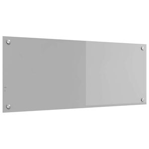 vidaXL Salpicadero de cocina Gris claro 100 x 40 x 0,6 cm