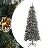 vidaXL &Aacute;rbol de Navidad artificial Verde 180 cm PVC, pl&aacute;stico y acero
