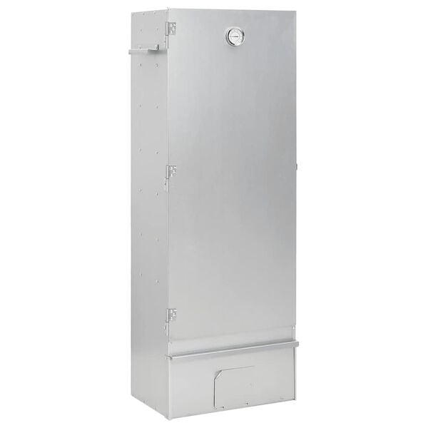 vidaXL Horno ahumador de BBQ con generador humo fr&iacute;o acero galvanizado