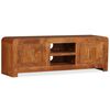 vidaXL Mueble de TV madera maciza acabado miel 120x30x40 cm