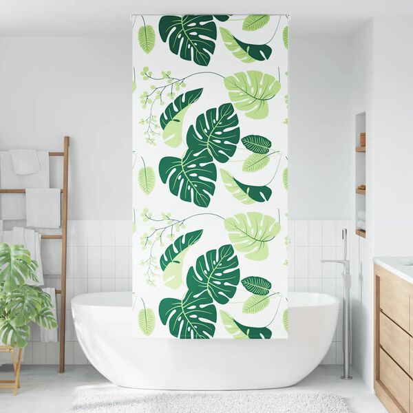 vidaXL Estor enrollable para ducha tela 100x240 cm ancho 96 cm