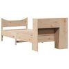 vidaXL Estructura de cama sin colch&oacute;n madera maciza pino 75x190 cm