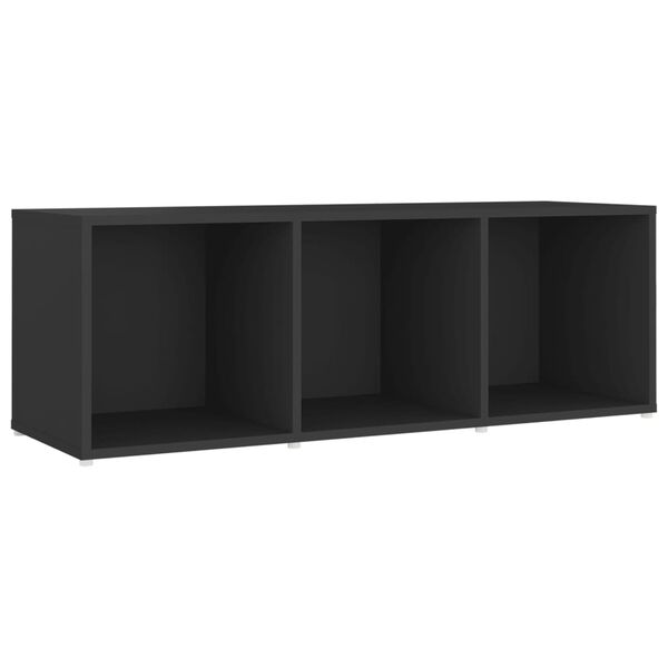 vidaXL Muebles de salón 3 piezas madera ingeniería gris 107x35x37 cm